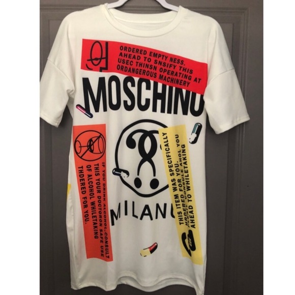moschino tshirt dress